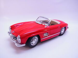 【送料無料】模型車 モデルカー ロットブラゴメルセデスベンツロードスターモデルカーlot 65052 burago mercedesbenz 300 sl roadster model car red 118