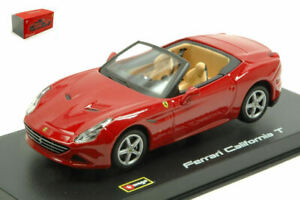 【送料無料】模型車 モデルカー フェラーリカリフォルニアオープンレッドシグネチャーモデルferrari california t open 2014 red signature 143 model 36903r bburago 13,266円