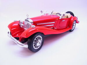 【送料無料】模型車 モデルカー ロットブラゴメルセデスベンツロードスターlot 65051 burago mercedesbenz 500 k roadster 1936 red model 120