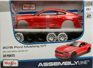 【送料無料】模型車 モデルカー モデルカーキットマイストフォードマスタングモデルキットmodel cars kits maisto ford mustang gt model kit 124