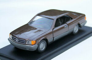 【送料無料】模型車 モデルカー メルセデスベンツクーペモデルブラウンmercedesbenz sec coupemodel c126 year 19811991, modern m1 3 5, brown|hokushin