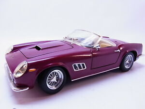 【送料無料】模型車 モデルカー ホットホイールフェラーリカリフォルニアスパイダーレッドモデル70926 hotwheels ferrari 250 gt california spider red approx 24cm model 118