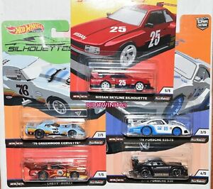 【送料無料】模型車 モデルカー ホットホイールカーカルチャーシルエットセットポルシェスカイラインhot wheels 2019 car culture silhouettes set of 5 porsche nissan skyline