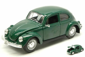 【送料無料】模型車 モデルカー フォルクスワーゲンビートルグリーンモデルマイストvolkswagen vw beetle 1973 green 124 model 31926gr maisto