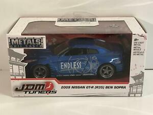 【送料無料】模型車 モデルカー アズールエスカラジェイダnissan gtr r35 2009 azul 1 3 2 escala jada 98650b