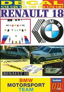 【送料無料】模型車 モデルカー デカールルノーブレークモータースポーツチームモトゥルベルナールベギンdecal renault 18 break bmw motorsport team motul bernard beguin 01 12,689円