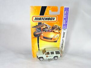 【送料無料】模型車 モデルカー マッチボックスメタルシボレータホブリスターmatchbox mbx metal n72 1997 chevrolet tahoe 164 in blister｜hokushin