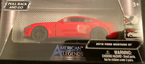 【送料無料】模型車 モデルカー ニューアメリカンレジェンドレッドフォードマスタングスケール american legends 2018 red ford mustang gt 143 scale