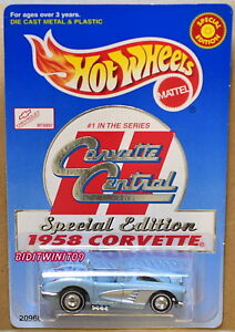 【送料無料】模型車 モデルカー ホットホイールコルベットセントラルスペシャルエディションコルベットhot wheels corvette central special edition 1958 corvette 1 w