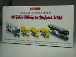 【送料無料】模型車 モデルカー ワイキングゲージセットワイキングトップインオリジナルボックスnlkr10 wiking gauge n set 40 years wiking in 1160 top in original box