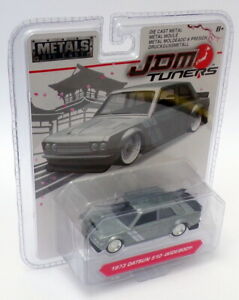 【送料無料】模型車 モデルカー ジェイダチューナースケールダットサンワイドボディベアメタルjada jdm tuners 164 scale 14036 1973 datsun 510 widebody bare metal｜hokushin
