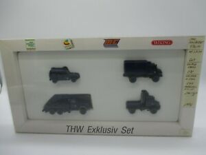 【送料無料】模型車 モデルカー ウィキングユニモグマギラスモデルセットwiking thw exklusivset with 2x unimog, magirus, mb model g ssk80