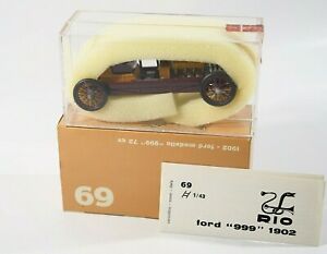 【送料無料】模型車 モデルカー リォードモデロアンボイテrio ford modello 69 999 1902 143 boxeden boite
