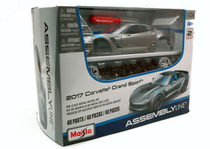 【送料無料】模型車 モデルカー マイストシボレーコルベットスケールモデルキットmounting kit car car maisto chevrolet corvette 124 scale model kit｜hokushin