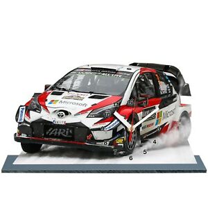 【送料無料】模型車 モデルカー ラトバラモンテカルロラリートヨタヤリスミニチュア