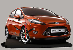 【送料無料】模型車 モデルカー フォードフィエスタミニチュアモデル