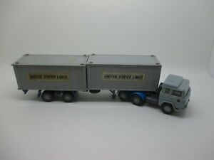 【送料無料】模型車 モデルカー wiking magirus container lorry united states lines schub 129