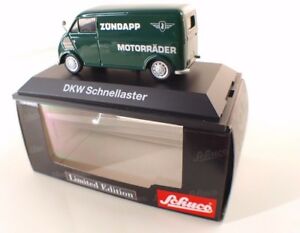【送料無料】模型車 モデルカー シュコシュネラスターズンダップモーターレーダーミントボックスボックスschuco n02399 dkw schnellaster zundapp motorrader 143 mint boxbox
