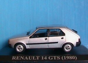 【送料無料】模型車 モデルカー ルノーシルバーイキソアルタヤシルバーメッキシルバーrenault 14 gts 1980 silver 143 ixo altaya silver plated silber silver r14