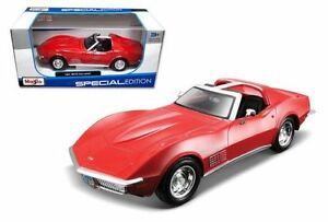 【送料無料】模型車 モデルカー コルベットマイストレッド1970 corvette special edition maisto red 124 in