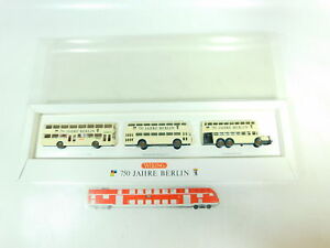 【送料無料】模型車 モデルカー ワイキングセットブッセベルリンビュッシングマンbt3081 wiking h0187 set busse 750 years berlin bussing man etc, mint|hokushin