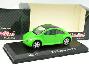 【送料無料】模型車 モデルカー ディテールカービートルコンセプトヴェルデdetail cars 143 vw beetle concept 1 verde