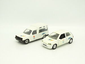 【送料無料】模型車 モデルカー ロトディルノークリオエクスプレスアルバートビルsolido sb 143 lotto di 2 renault clio express albertville