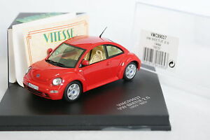【送料無料】模型車 モデルカー ヴィテッセビートルレッドvitesse 143 vw beetle 20 red 1999｜hokushin