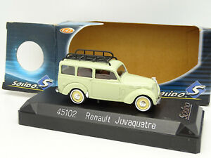 【送料無料】模型車 モデルカー ルノージュヴァクアトレブレークsolido 143 renault juvaquatre break 1952 45102