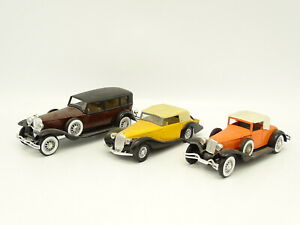 【送料無料】模型車 モデルカー ローテデデュエゼンベルクデラヘイコードsolido sb 143 lote de 3 duesenberg delahaye cord