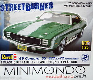 【送料無料】模型車 モデルカー キットカマロレヴェルモノグラムkit 1969 camaro ss 427 l72 125 revell monogram 2061 02061｜hokushin