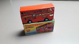 【送料無料】模型車 モデルカー マッチボックスレスニーロンドンバススイングロンドンオリジナルボックスmatchbox lesney 17f london bus swinging london original boxed vnm