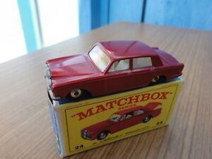【送料無料】模型車 モデルカー マッチボックスロールスロイスシルバーシャドウmatchbox rolls royce silver shadow nr 24