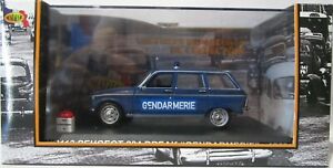 【送料無料】模型車 モデルカー ノスタルジアプジョーブレークnostalgia 143 112peugeot 204 break 1969 gendarmerie｜hokushin
