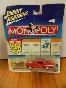 【送料無料】模型車 モデルカー ミニチュアカージョニーシェビーホットホイールポーンminiature car 1957 johnny lightning monopoly chevy hot wheels pawn|hokushin