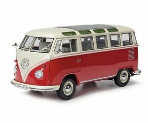 【送料無料】模型車 モデルカー シューコフォルクスワーゲンサンバレッドベージュschuco 07852 132 volkswagenvw t1 sambaredbeige