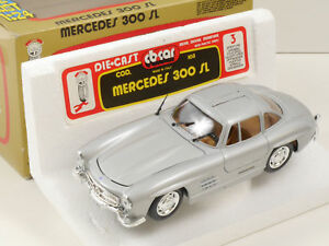 【送料無料】模型車 モデルカー メルセデスシルバーガルウィングレアシールcb car 103 mercedes mb 300 sl w 198 silver 124 gullwing rare sealed 16050580