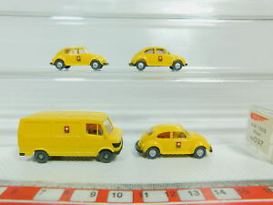 【送料無料】模型車 モデルカー ワイキングポストモデルビートルガットbo5240, 5 4x wiking h0187 ptt postmodel mb 037 vw beetle, very gut1x ovp