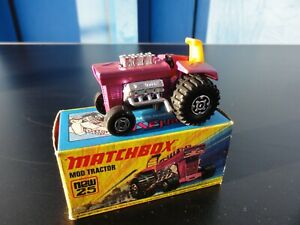 【送料無料】模型車 モデルカー マッチボックストターミントmatchbox mod tractor nr 25 mint