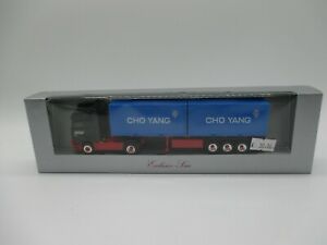 【送料無料】模型車 モデルカー herpa mb actros container articulated lorry cho yang ssk24 *|hokushin