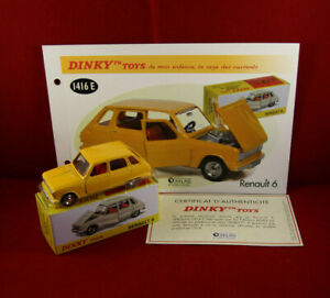 【送料無料】模型車 モデルカー ディンキーアトラスルノーフリーポートdinky toysatlas ref 1416 e renault 6 yellow free port
