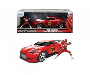 【送料無料】模型車 モデルカー ジェイダトイパワーレンジャーjadatoys 253255025 124 power rangers 2009 nissan gt r r35