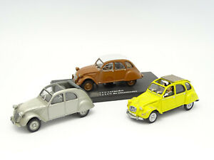 【送料無料】模型車 モデルカー ユニバーサルホッビーロテドシトロエンuh universal hobbies sb 143 lote de 3 citroen 2cv｜hokushin