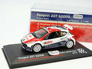【送料無料】模型車 モデルカー プレスプジョーラリーマウントカルロixo press 143 peugeot 207 s2000 rallye mount carlo 2010