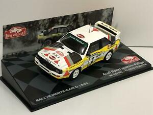 【送料無料】模型車 モデルカー アウディデポルテクアトロラリーモンテカルロローレルガイストオルファースケールaudi deporte quattro rallye monte carlo wrohrl cgeistoorfer 1985 143 scale｜hokushin