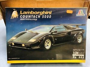 【送料無料】模型車 モデルカー イタレリランボルギーニカウンタックヴィンテージマウントキットitaleri lamborghini countach 5000 124 vintage mounting kit