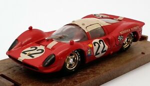 【送料無料】模型車 モデルカー ブルムスケールメタルモデルフェラーリbrumm 143 scale metal modelr161 ferrari 330p1 hp450 1967