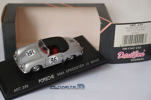 【送料無料】模型車 モデルカー ポルシェルマンディテールカーdetailcars 36 porsche 356a le mans 1957 143