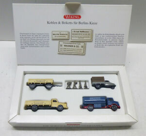 【送料無料】模型車 モデルカー ワイキングベルリンwiking 990639 set the economic miracle yearsfuels for berlin h0 ovp
