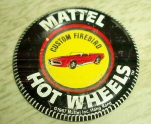【送料無料】模型車 モデルカー カスタムファイアーバードホットホイールレッドラインボタンバッジ1967 custom firebird hot wheels redline button badge